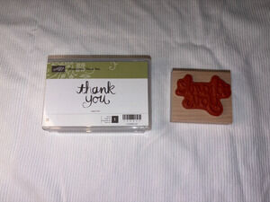 Water color Thank you - Stampin' Up - Stamp set